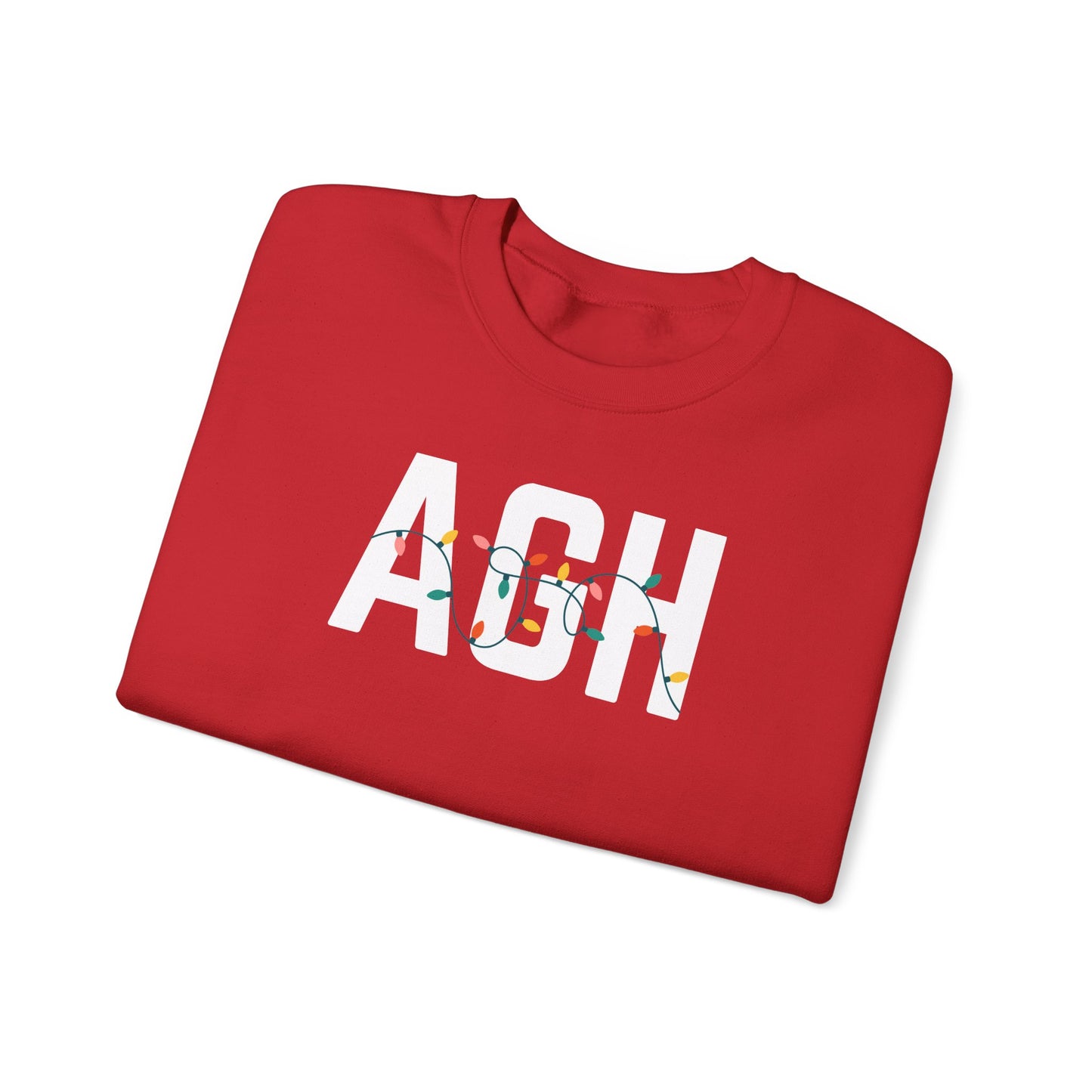AGH HOLIDAY LIGHTS HEAVY BLEND CREWNECK