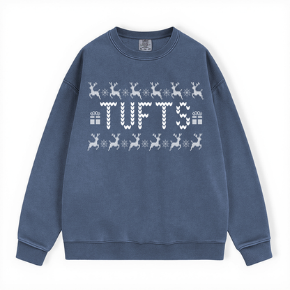 TUFTS UGLY SWEATER COMFORT COLORS CREWNECK