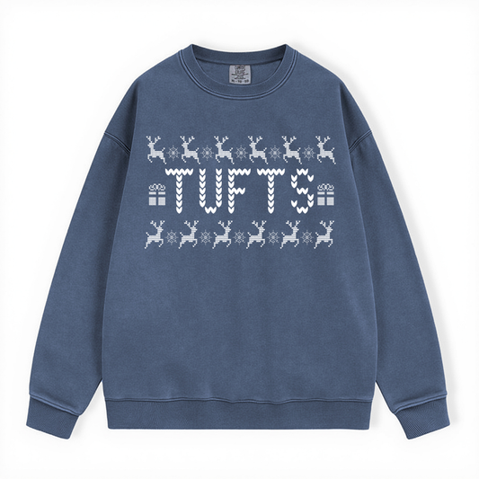 TUFTS UGLY SWEATER COMFORT COLORS CREWNECK
