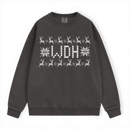 WDH UGLY SWEATER COMFORT COLORS CREWNECK