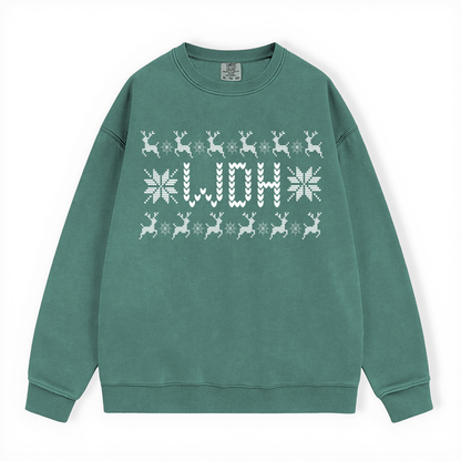WDH UGLY SWEATER COMFORT COLORS CREWNECK