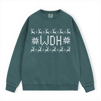 WDH UGLY SWEATER COMFORT COLORS CREWNECK