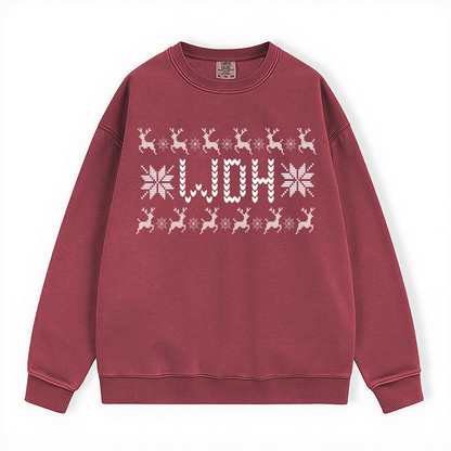 WDH UGLY SWEATER COMFORT COLORS CREWNECK