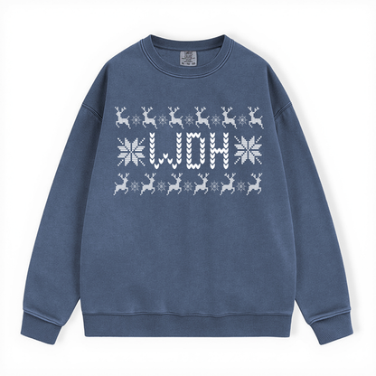 WDH UGLY SWEATER COMFORT COLORS CREWNECK