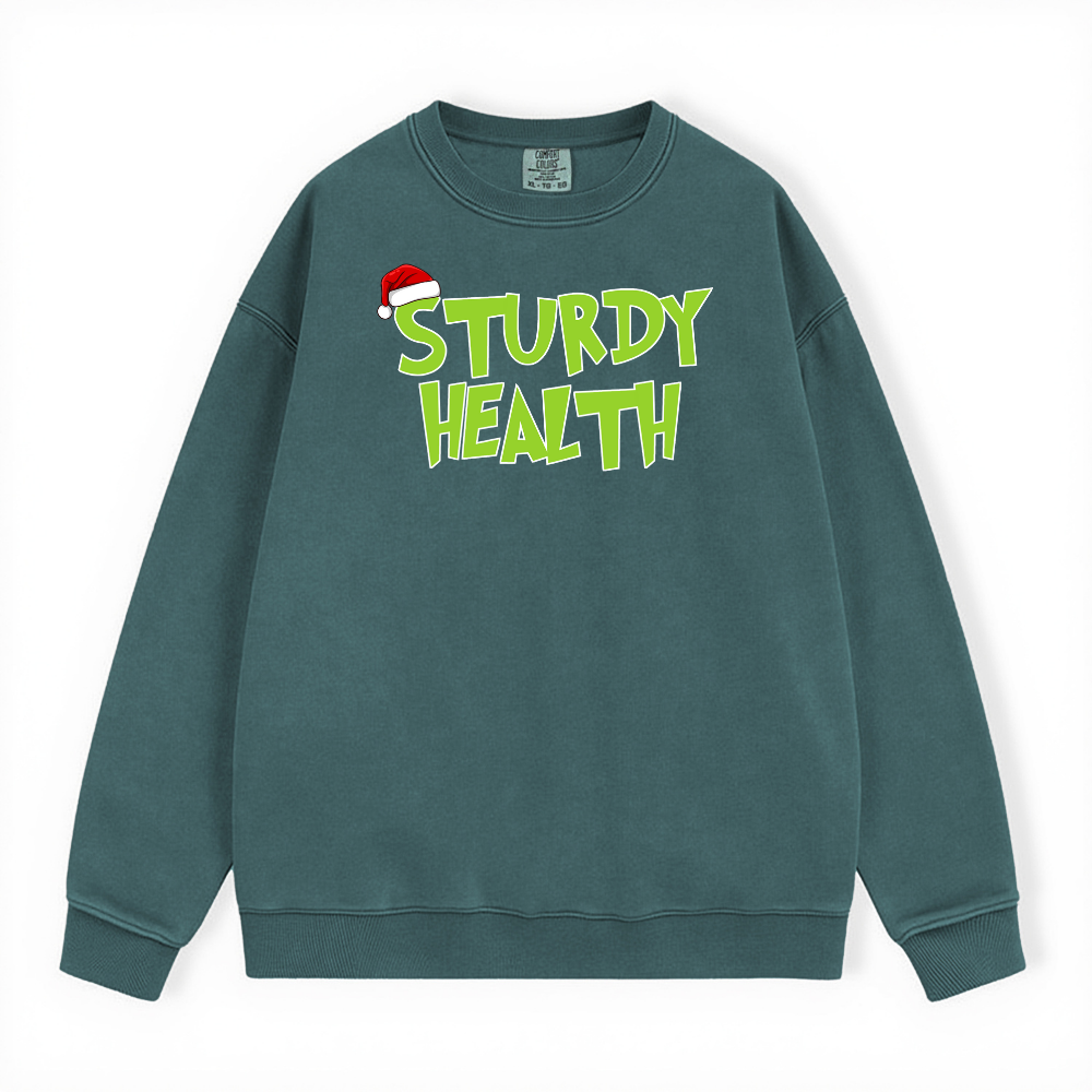 STURDY HEALTH GRINCH COMFORT COLORS CREWNECK