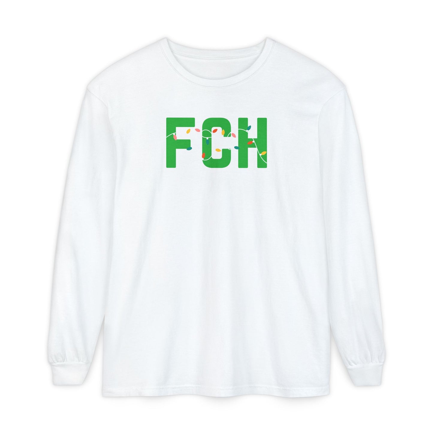 FCH HOLIDAY LIGHTS LONG SLEEVE - WHITE