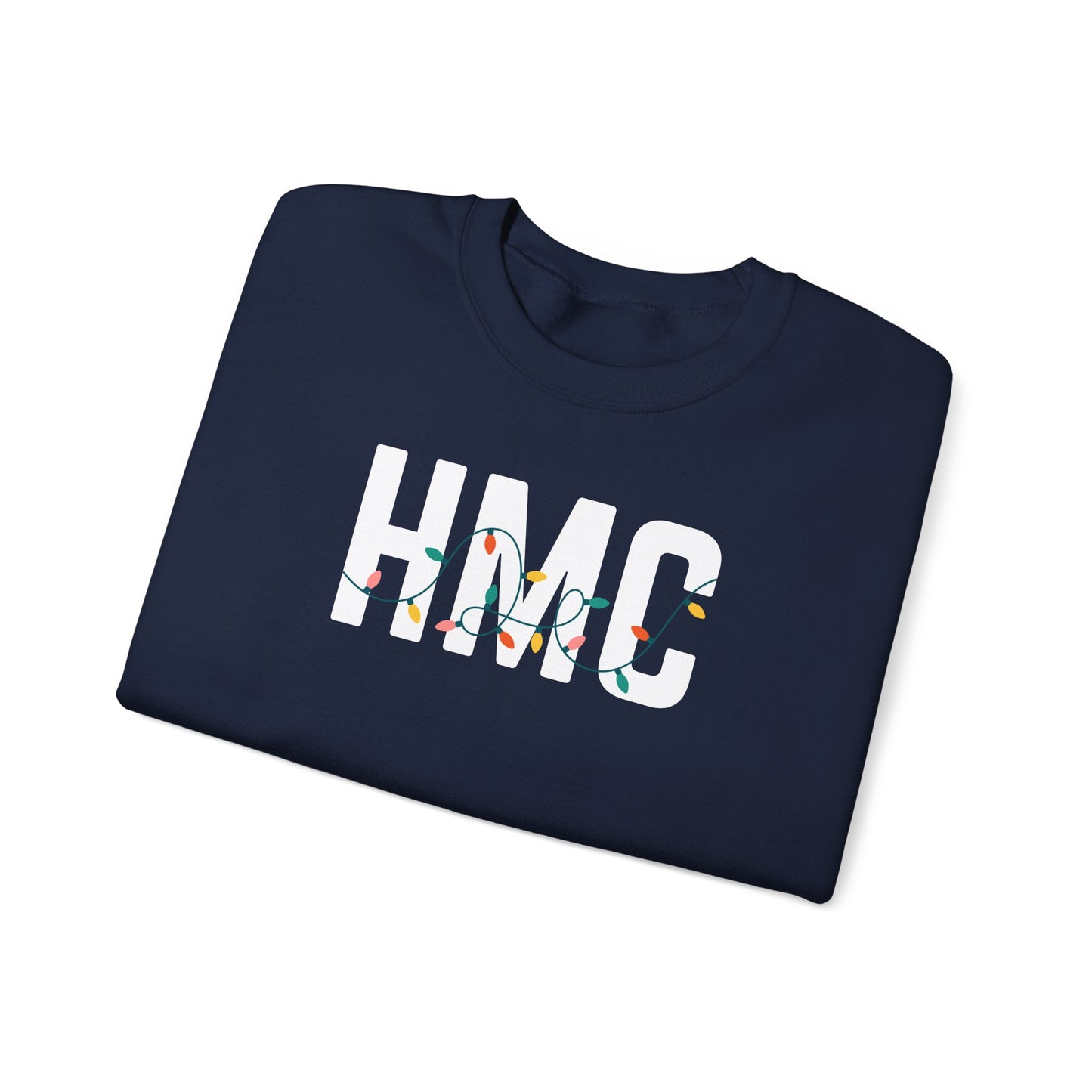 HMC HOLIDAY LIGHTS HEAVY BLEND CREWNECK