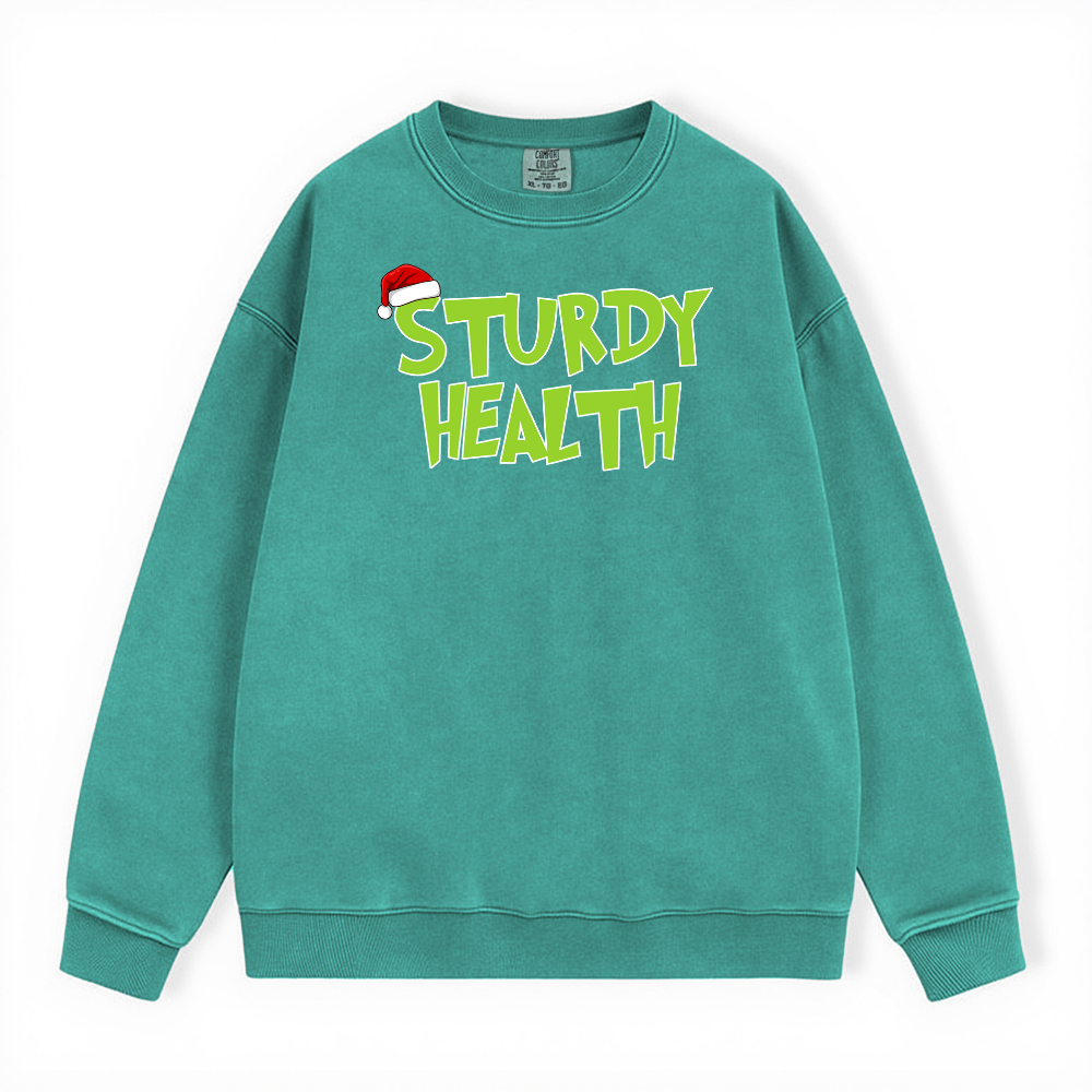 STURDY HEALTH GRINCH COMFORT COLORS CREWNECK