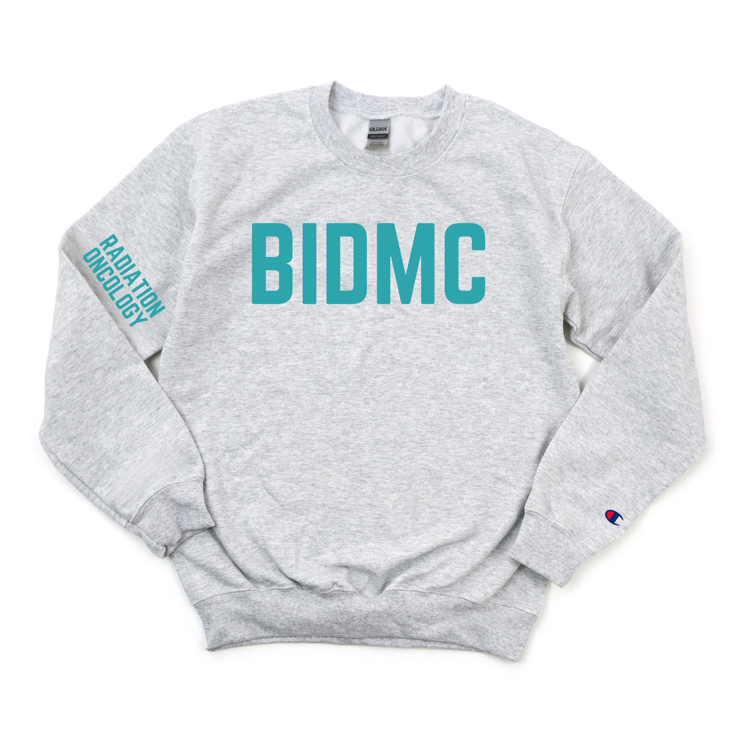 TEAL BIDMC RADIATION ONCOLOGY CHAMPION CREWNECK