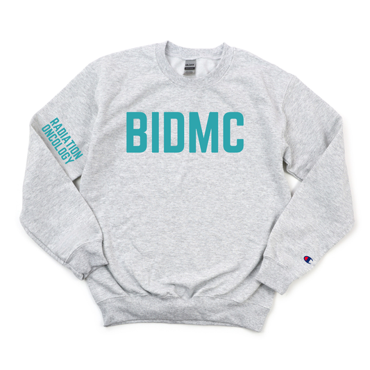 TEAL BIDMC RADIATION ONCOLOGY CHAMPION CREWNECK
