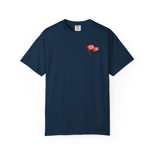 DEDHAM FIRE FLAG T-SHIRT