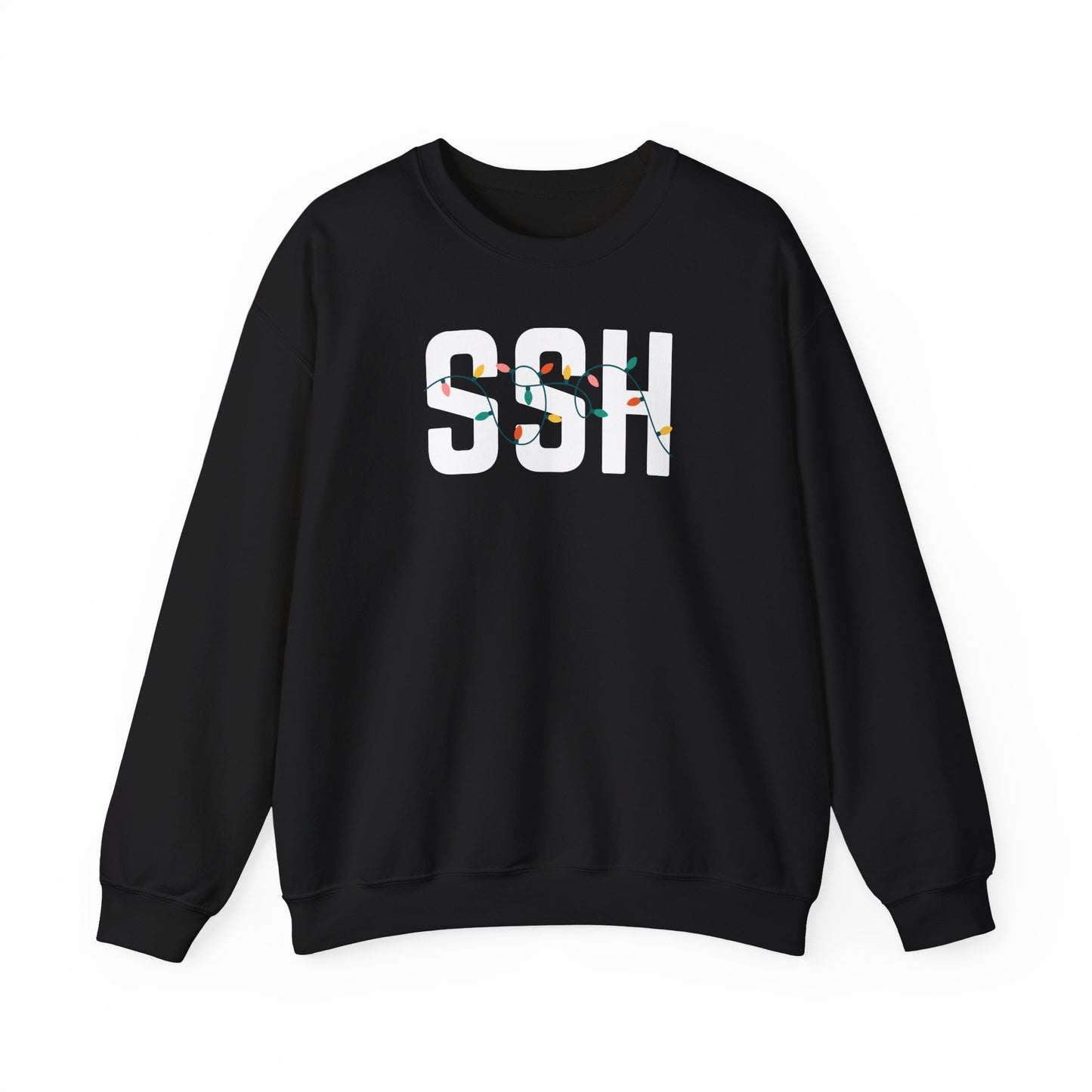 SSH HOLIDAY LIGHTS HEAVY BLEND CREWNECK