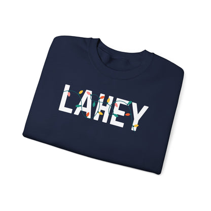 LAHEY HOLIDAY LIGHTS HEAVY BLEND CREWNECK