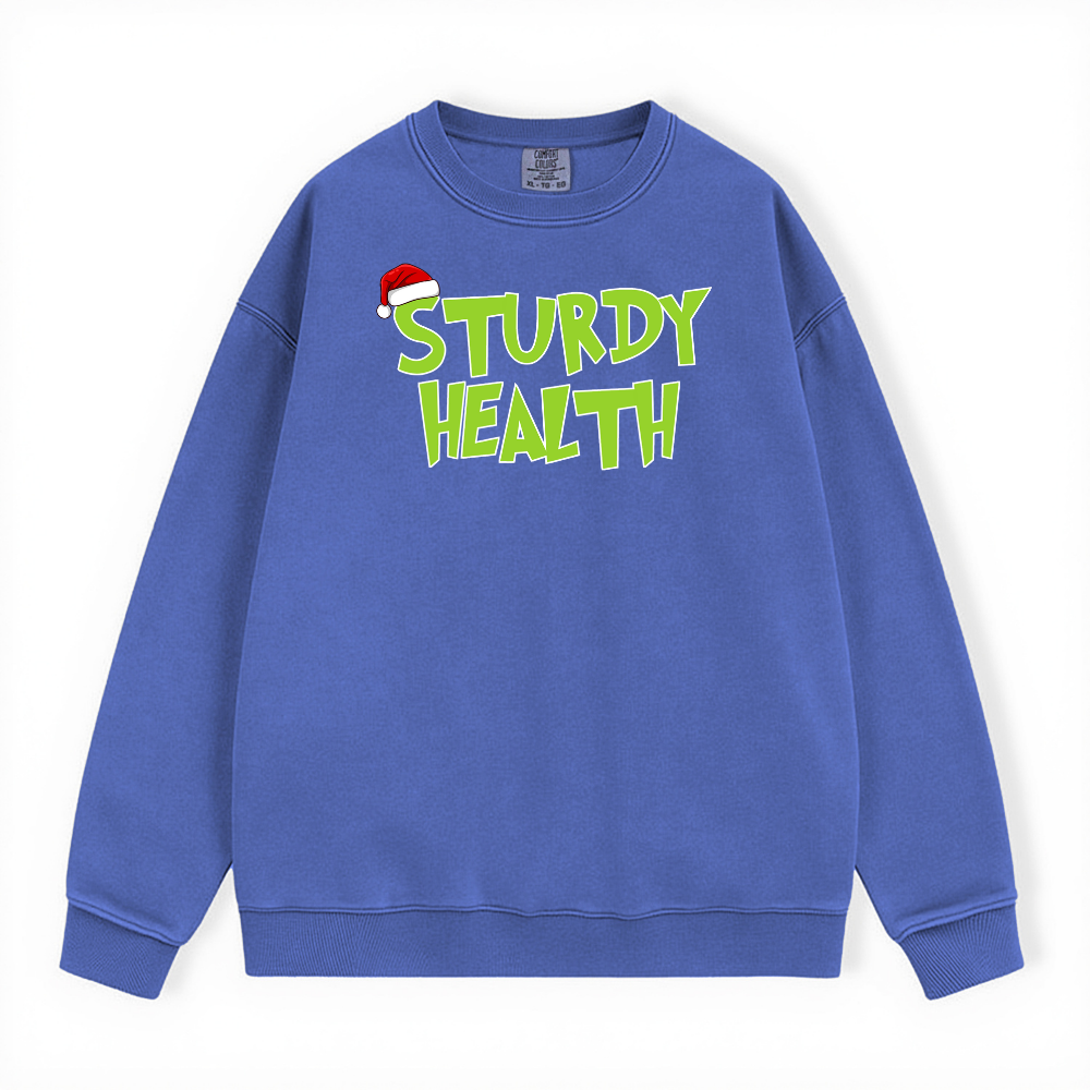 STURDY HEALTH GRINCH COMFORT COLORS CREWNECK