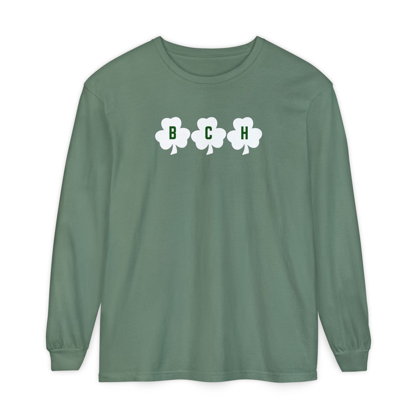 GREEN BCH SHAMROCK LONG SLEEVE