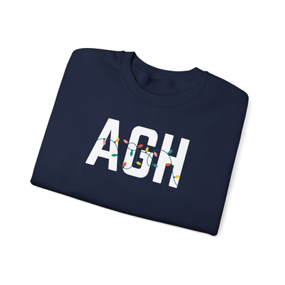 AGH HOLIDAY LIGHTS HEAVY BLEND CREWNECK