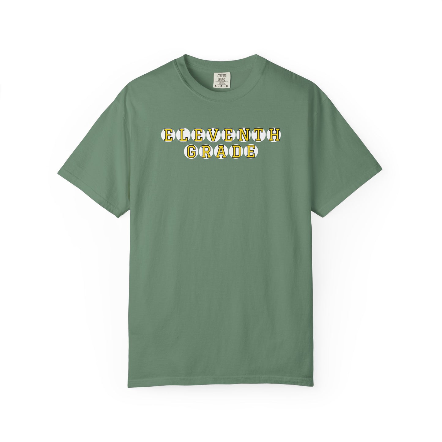 ELEVENTH GRADE YELLOW PLAYER LETTERS T-SHIRT