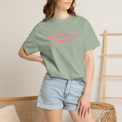 RED FENWAY LAST DAY OF SCHOOL TEE