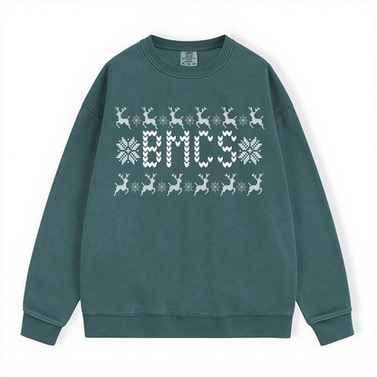 BMCS UGLY SWEATER COMFORT COLORS CREWNECK