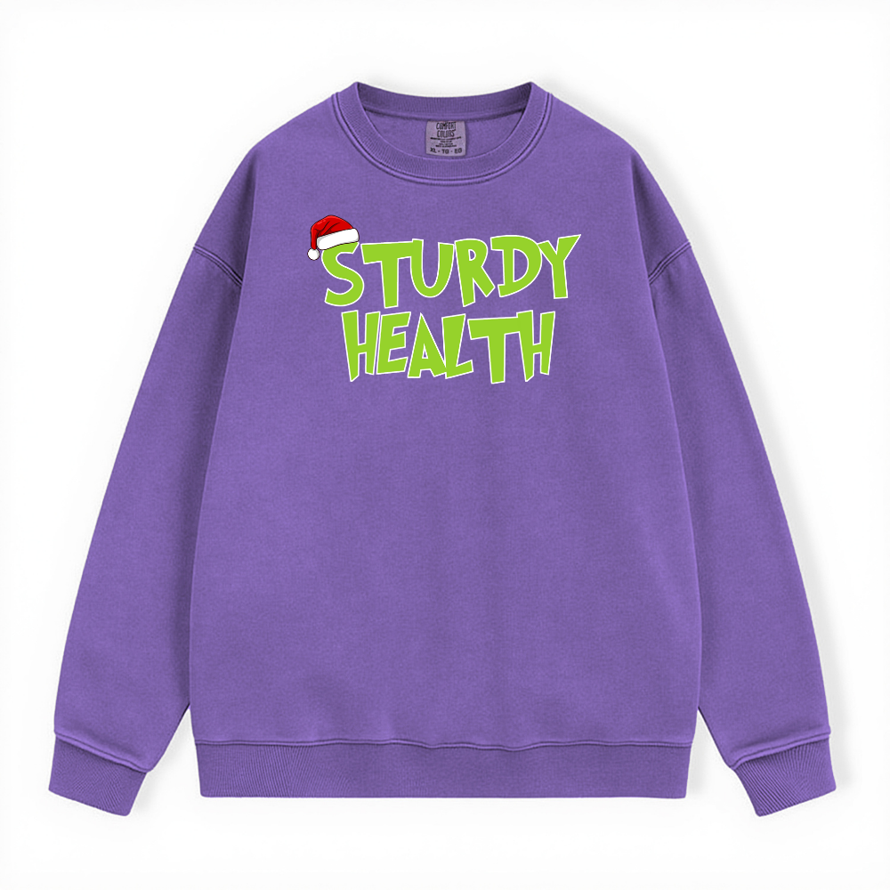 STURDY HEALTH GRINCH COMFORT COLORS CREWNECK