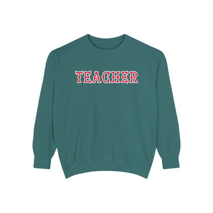 BOSTON TEACHER ICE CREAM COMFORT COLORS CREWNECK