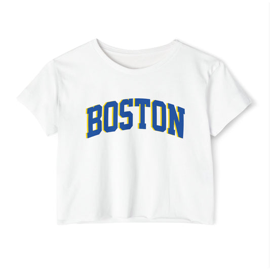BOSTON CROPPED TEE