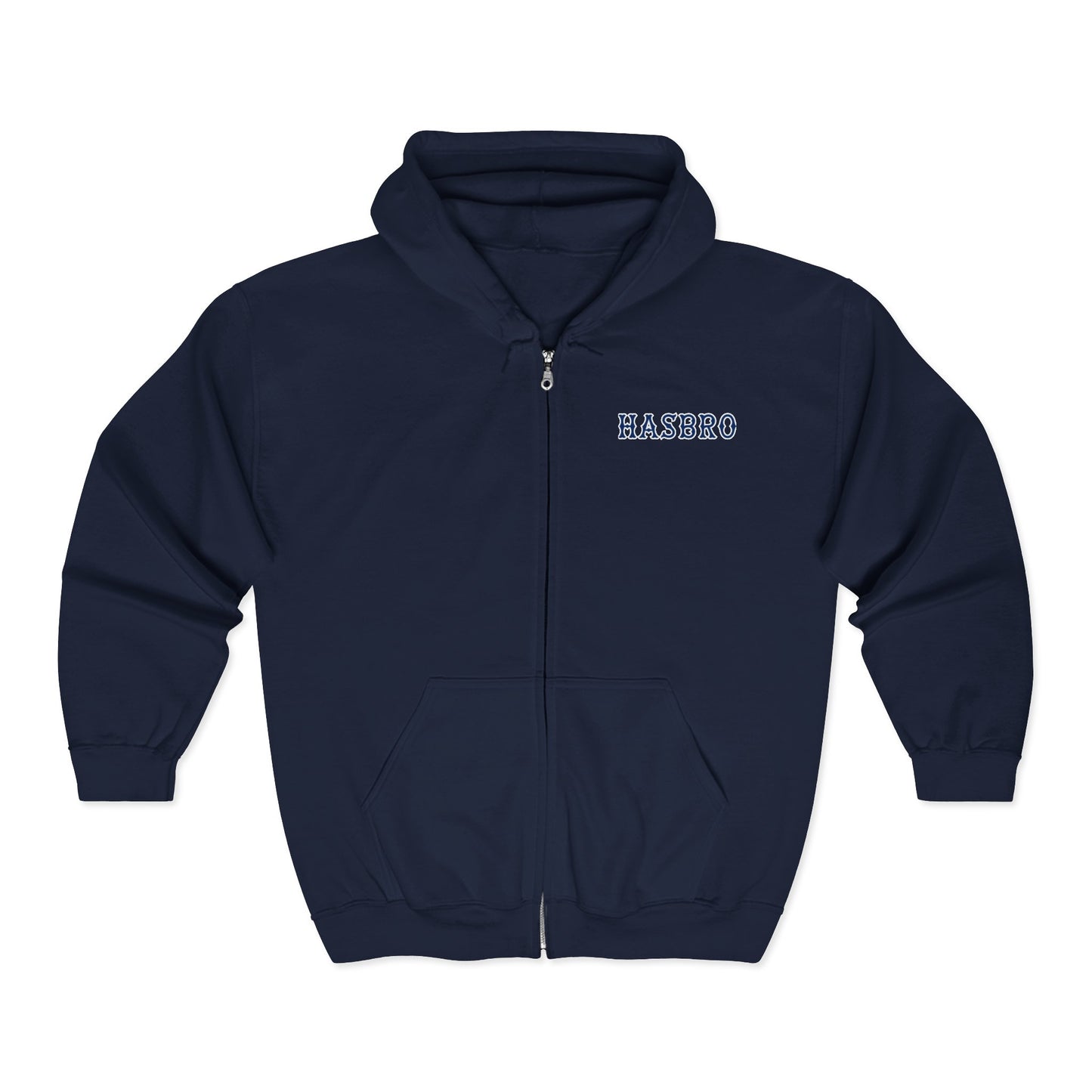 HASBRO NAVY SOX LETTERS HEAVY BLEND FULL ZIP HOODIE