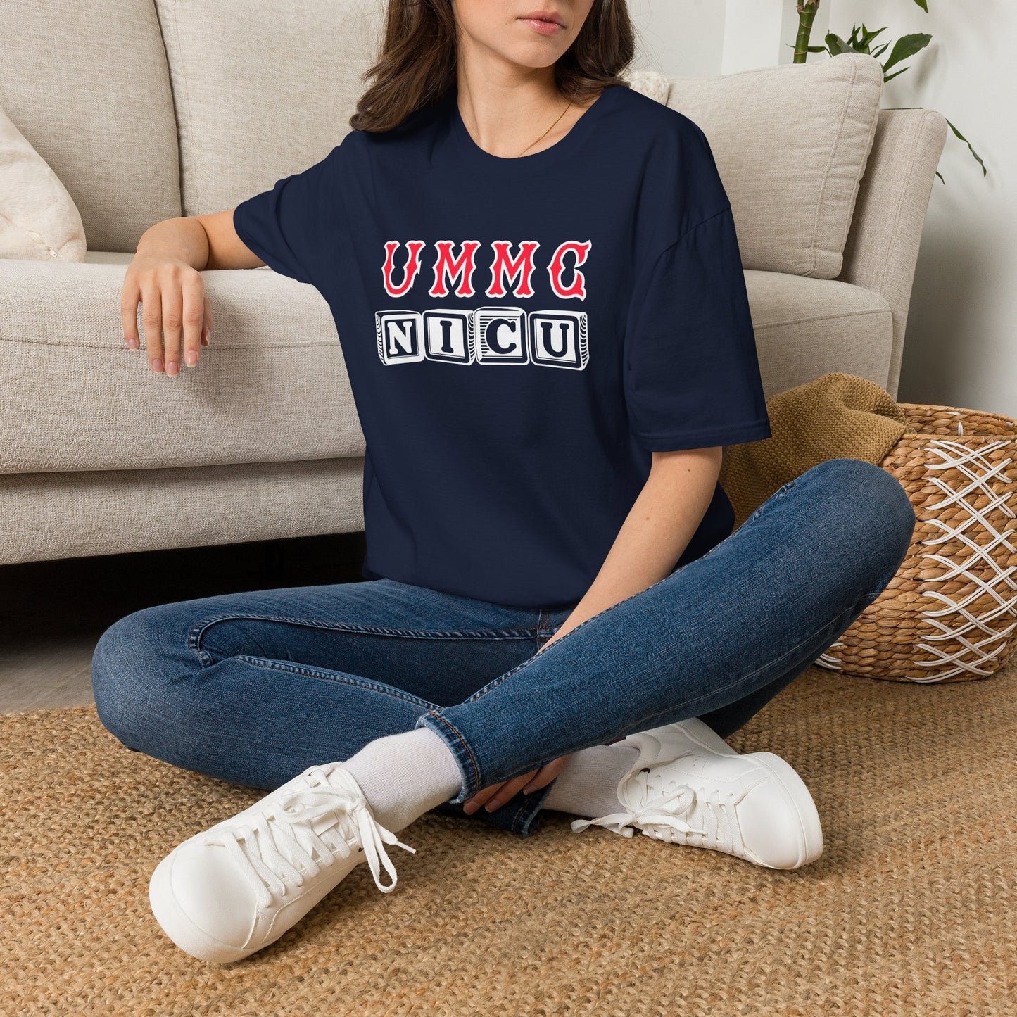 UMMC SOX LETTERS NICU TEE