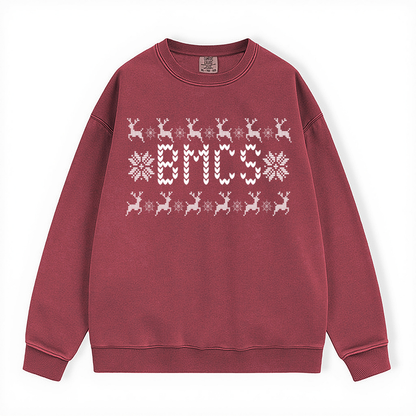 BMCS UGLY SWEATER COMFORT COLORS CREWNECK