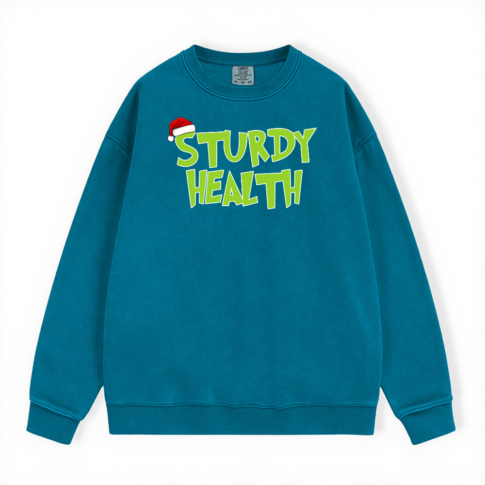 STURDY HEALTH GRINCH COMFORT COLORS CREWNECK