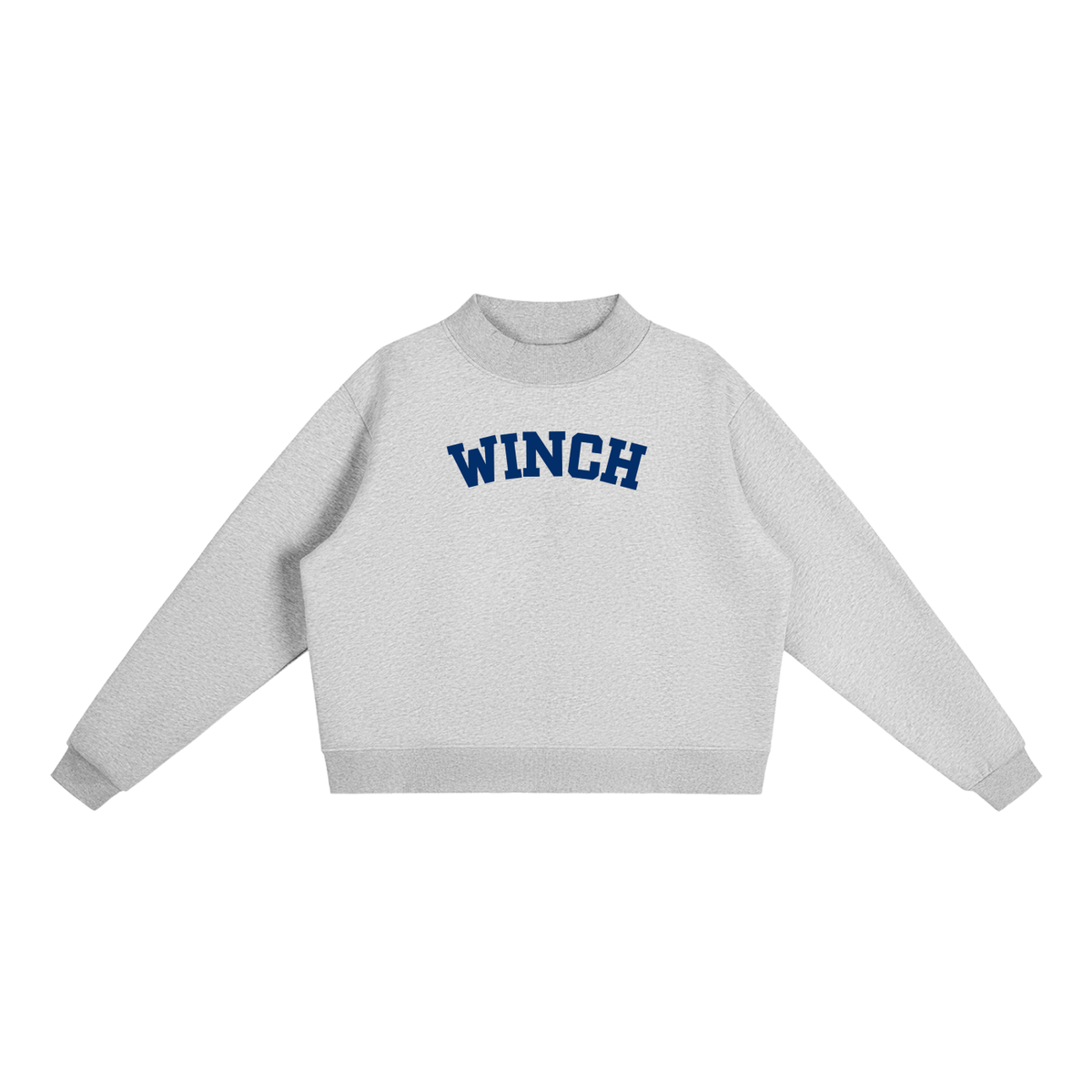WINCH BLOCK LETTERS MOCK NECK