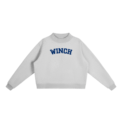WINCH BLOCK LETTERS MOCK NECK