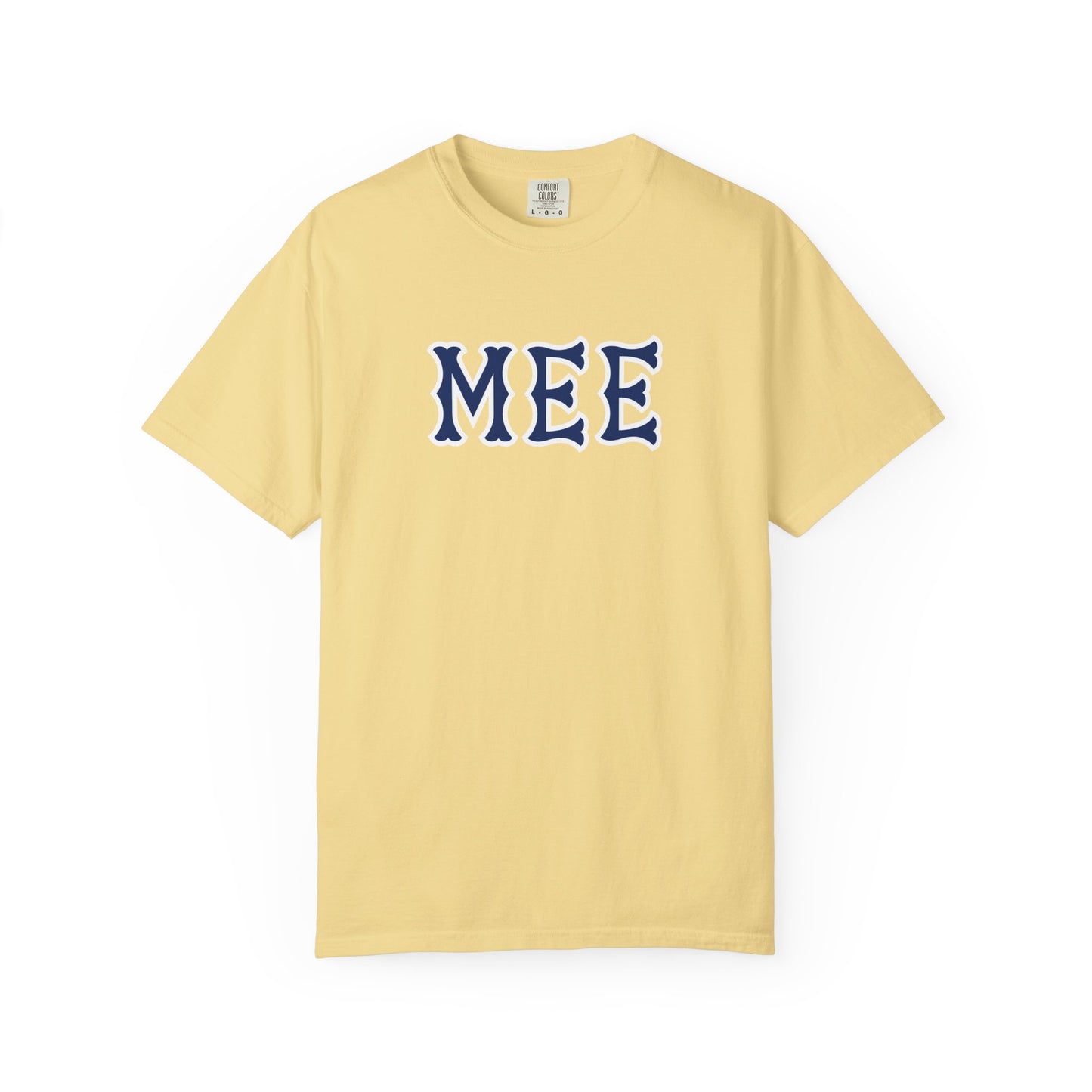 MEE NAVY SOX LETTERS TEE