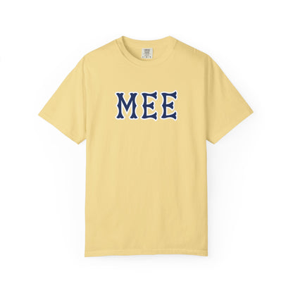 MEE NAVY SOX LETTERS TEE