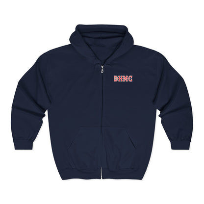 DHMC SOX LETTERS HEAVY BLEND FULL ZIP HOODIE