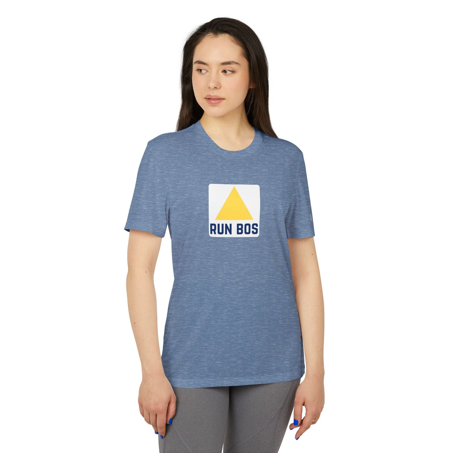 RUN BOS - BOSTON MARATHON ADIDAS RUNNING SHIRT