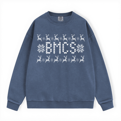 BMCS UGLY SWEATER COMFORT COLORS CREWNECK