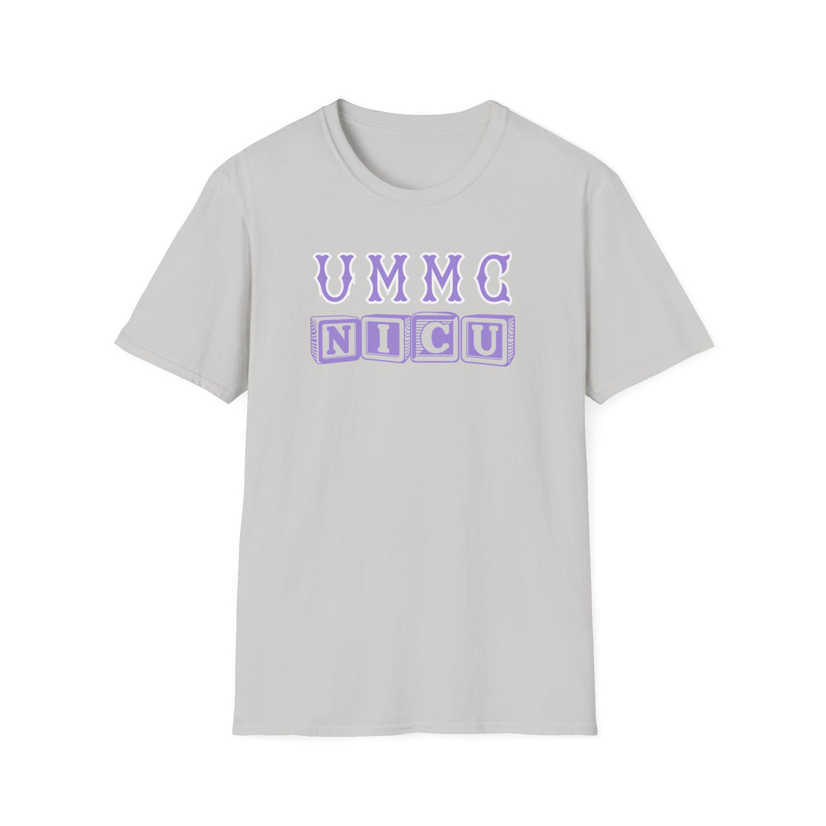 UMMC BLOCK LETTERS NICU TEE