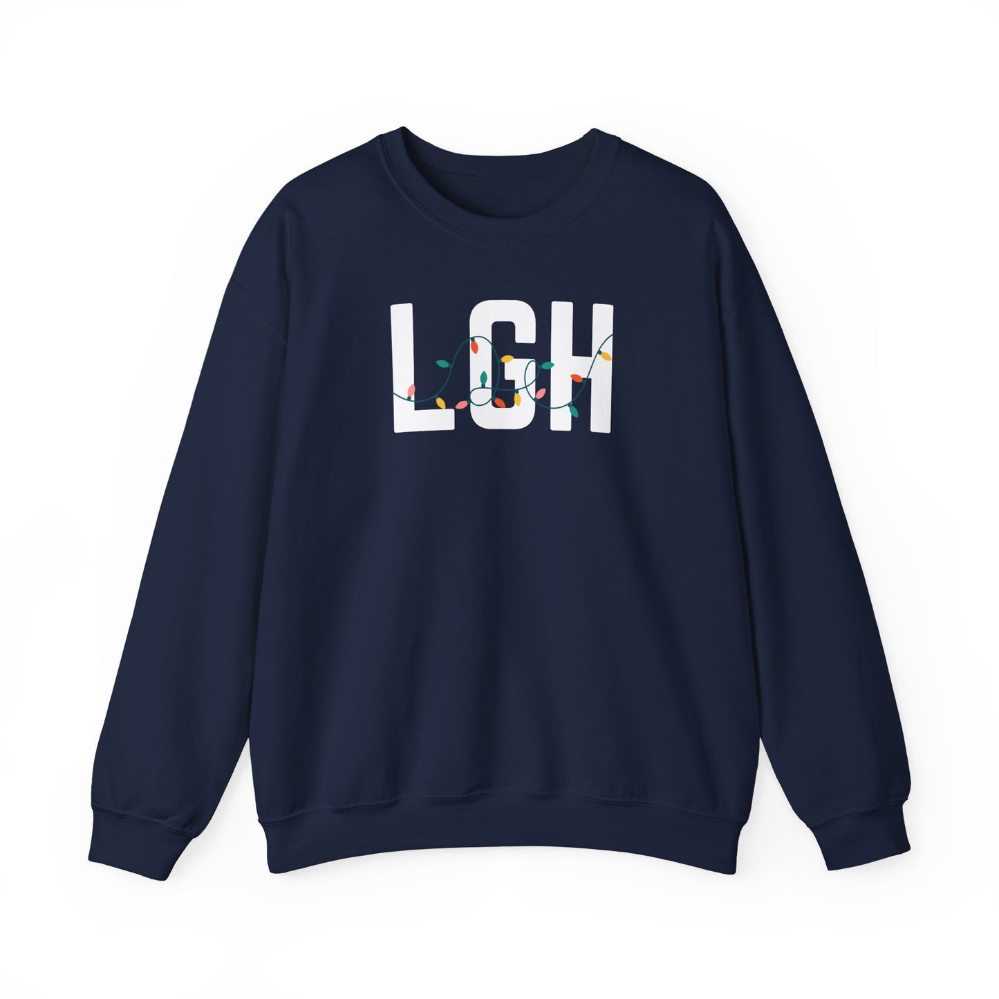 LGH HOLIDAY LIGHTS HEAVY BLEND CREWNECK