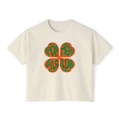 SOUTHIE PARADE SHAMROCK BOXY TEE