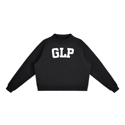 GLP BLOCK LETTER BLACK MOCK NECK