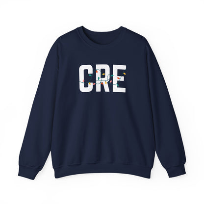 CRE HOLIDAY LIGHTS HEAVY BLEND CREWNECK