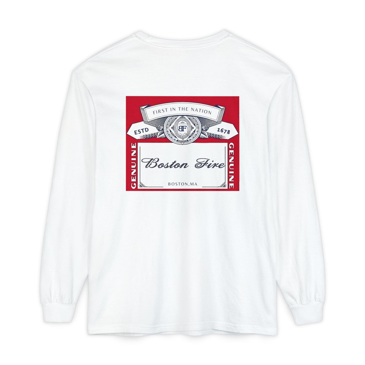 BOSTON FIRE CROWN LABEL LONG SLEEVE