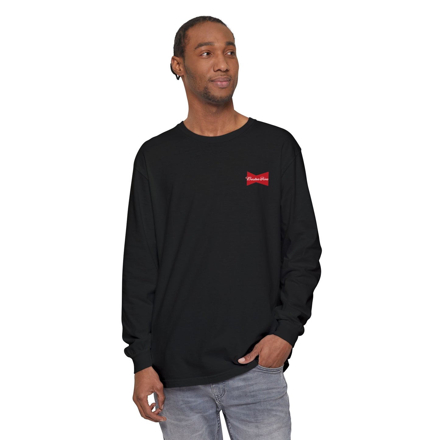 BOSTON FIRE CROWN LABEL LONG SLEEVE