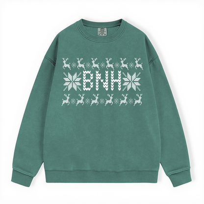BNH UGLY SWEATER COMFORT COLORS CREWNECK