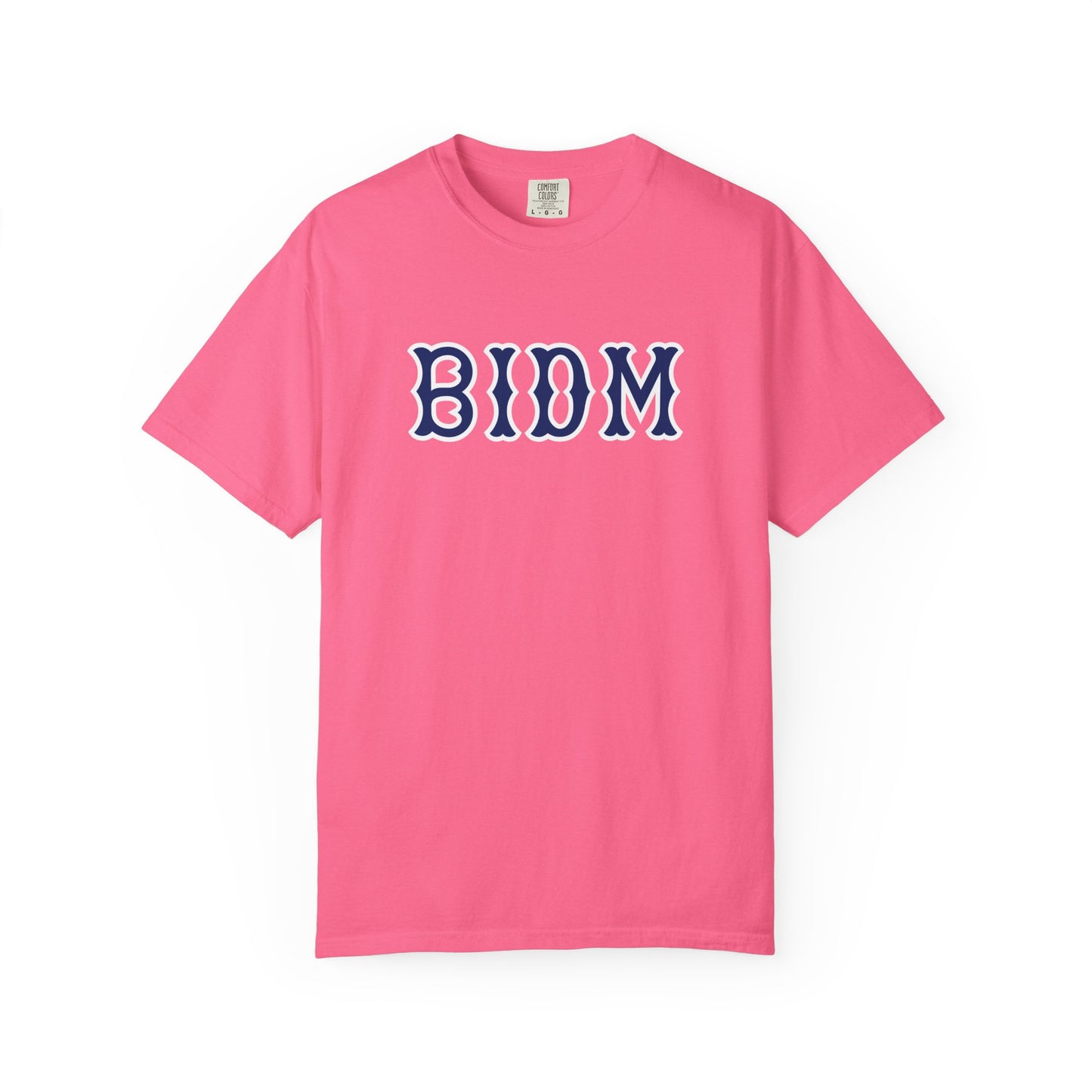 BIDM NAVY SOX LETTERS TEE