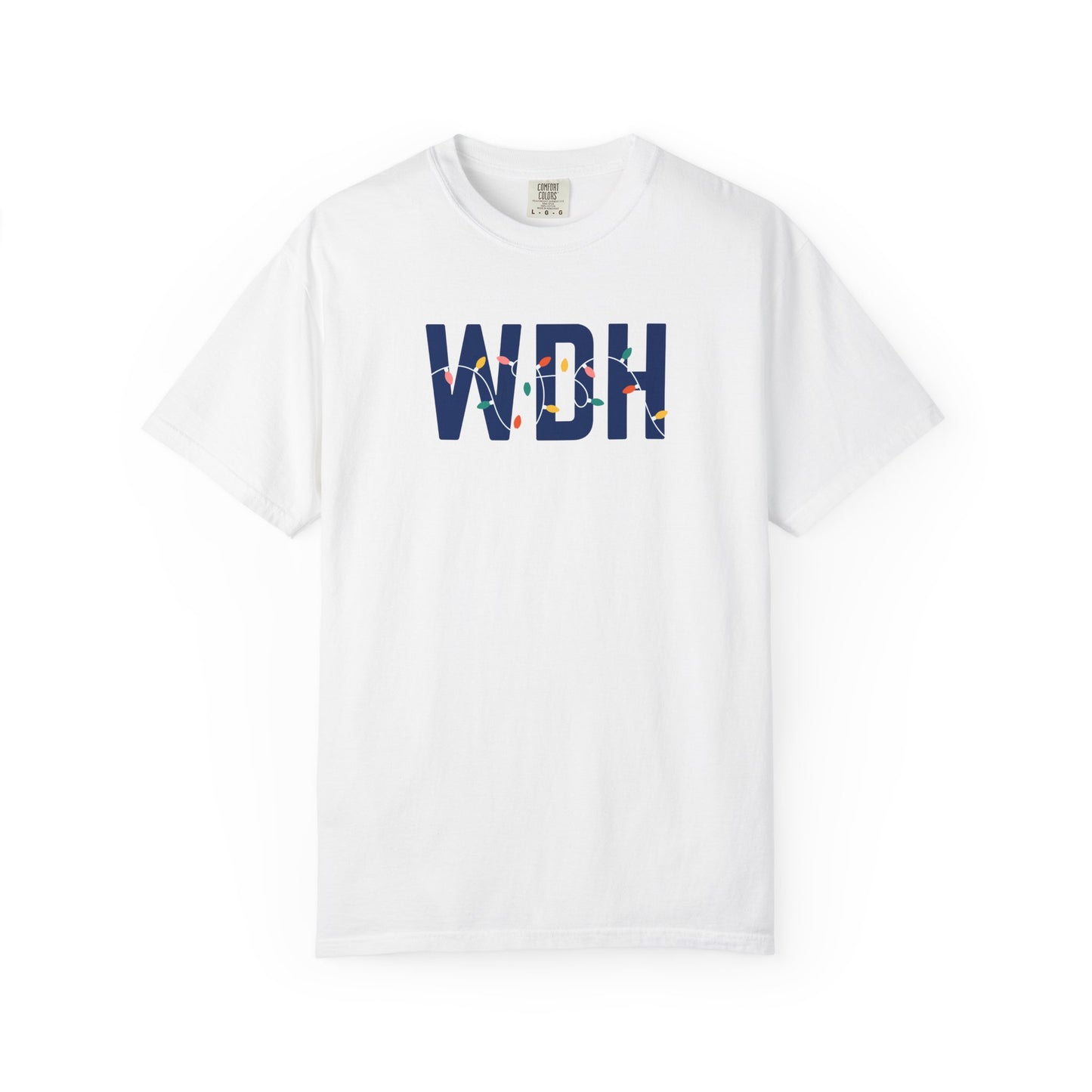 WDH HOLIDAY LIGHTS T-SHIRT - WHITE
