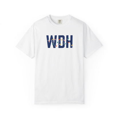 WDH HOLIDAY LIGHTS T-SHIRT - WHITE