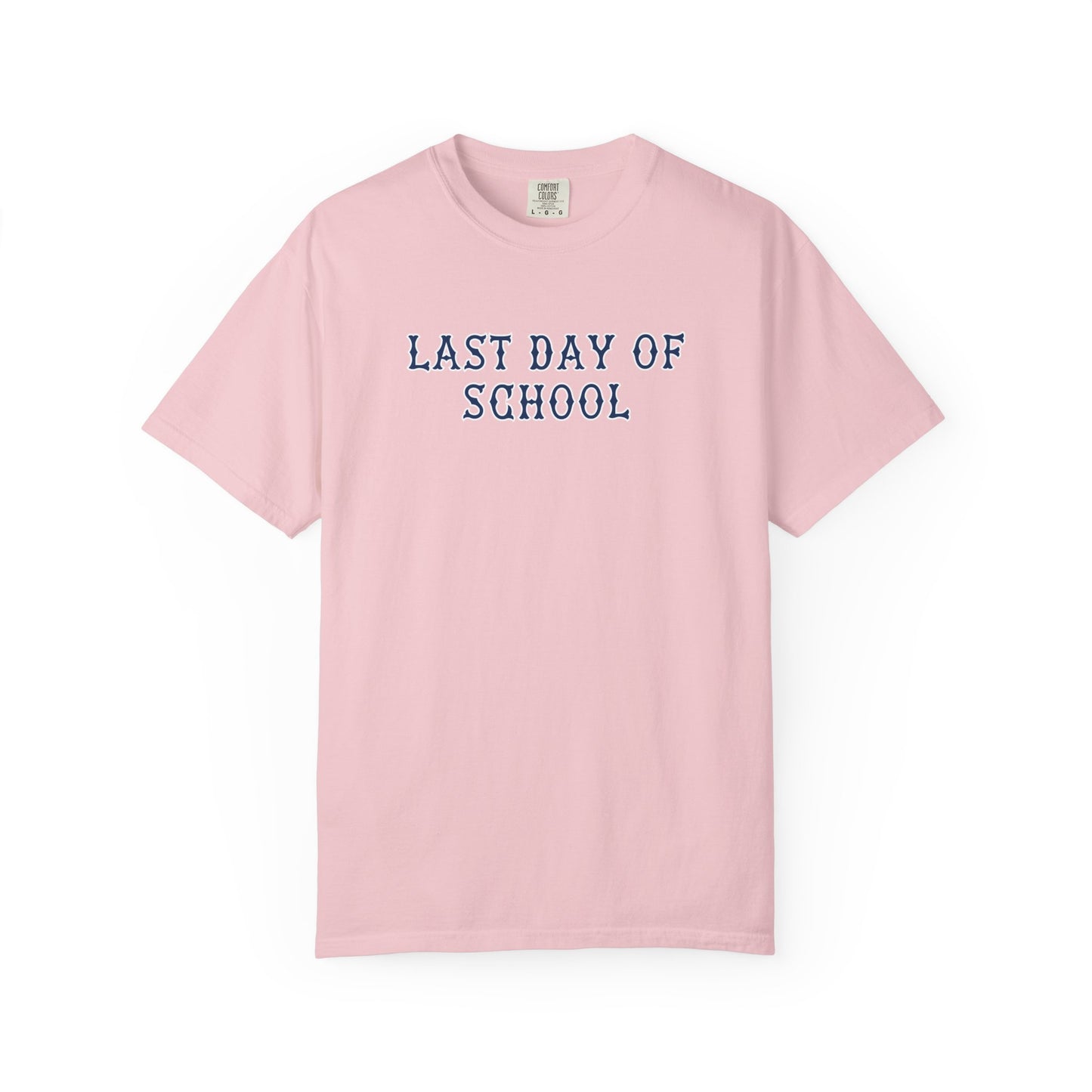 NAVY FENWAY LAST DAY OF SCHOOL TEE