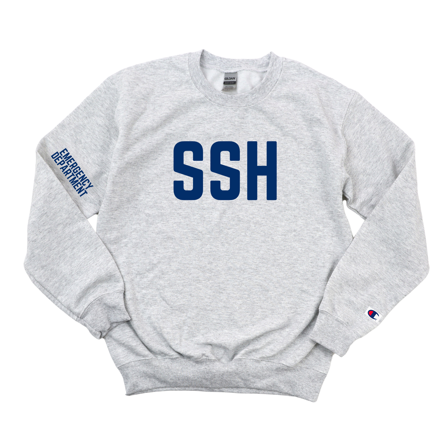 NAVY SSH EMERGENCY DEPARTMENT - CHAMPION CREWNECK